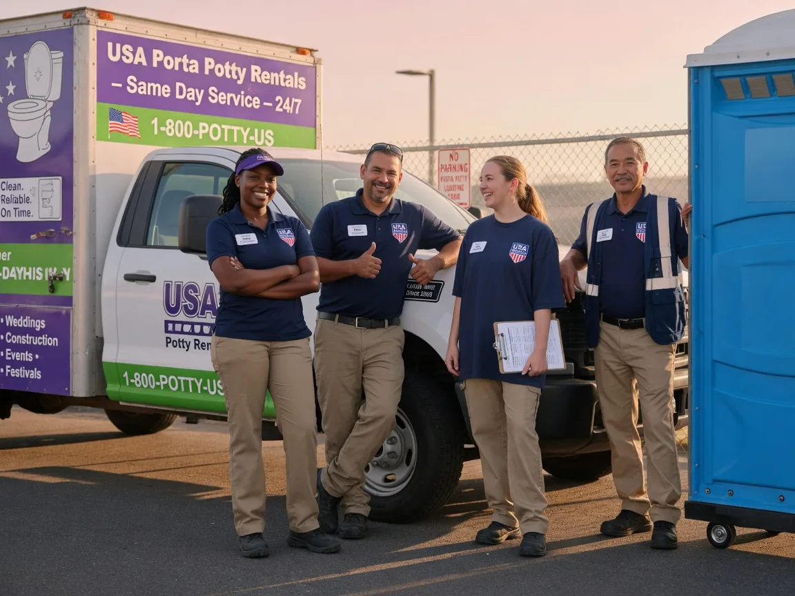 Porta Potty Rental company in Lancaster, CA